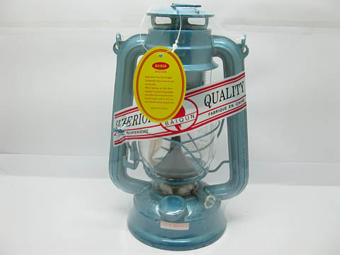 5Pcs Camping Lantern Kerosene Hurricane Lamps Light blue - Click Image to Close