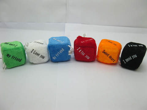 2x24Pcs Funny Sponge Materials Words Dice with Sucker Wholesale - Click Image to Close