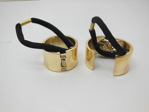 6Pcs Fashiong Hair Cuff Pony Tail Rope Band Hair Tie - Golden 6Pcs Fashiong Hair Cuff Pony Tail Rope Band Hair Tie - Golden
