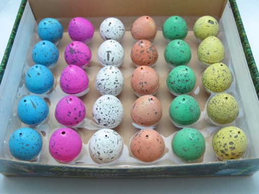 30 Growing Pet Hatching Dinosaur Animal Egg 35x50mm - Click Image to Close