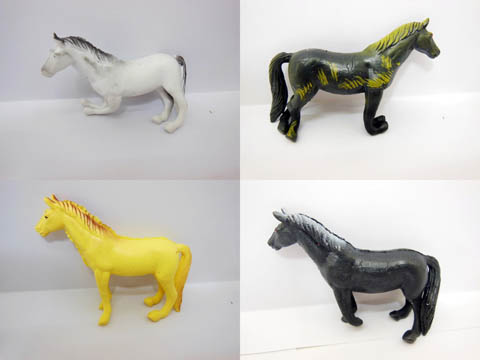 30 Soft Plastic Horse Great Toy Mixed 70mm - Click Image to Close