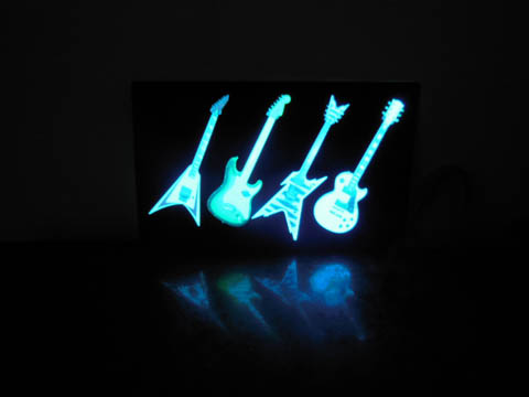 1X Guitar Etc Light Up Flashing LED Glow Equalizer 1X Guitar Etc Light Up Flashing LED Glow Equalizer
