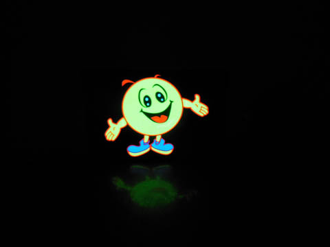 1X Smile Light Up Flashing LED Glow Equalizer fl-ot56 - Click Image to Close