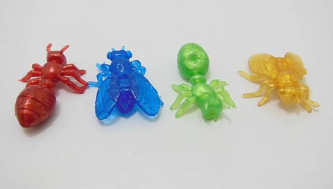 4sheets Soft Plastic Ant & Bee Great Toy for Kids - Click Image to Close