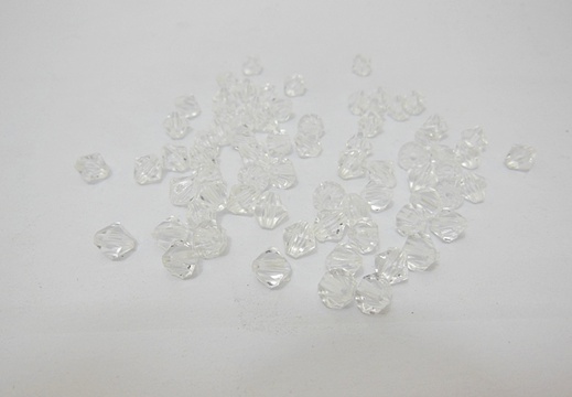 6200 Clear Faceted Bicone Beads Jewellery Finding 6mm 6200 Clear Faceted Bicone Beads Jewellery Finding 6mm