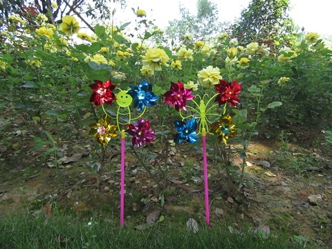 50 NEW DIY 4 Headed Windmills Wholesale Mixed Colour 50 NEW DIY 4 Headed Windmills Wholesale Mixed Colour