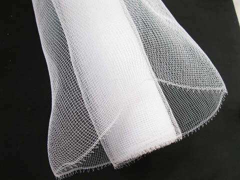 4Roll X 10Yds White Gift Wrap Nylon Mesh Fabric Flower Wrapping 4Roll X 10Yds White Gift Wrap Nylon Mesh Fabric Flower Wrapping
