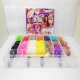 1Set Loom Bands Kit 4200pcs Rubber Bands Clips DIY Bracelet Maki 1Set Loom Bands Kit 4200pcs Rubber Bands Clips DIY Bracelet Maki
