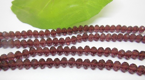 10Strand x 100Pcs Purple Red Faceted crystal Beads 6mm 10Strand x 100Pcs Purple Red Faceted crystal Beads 6mm