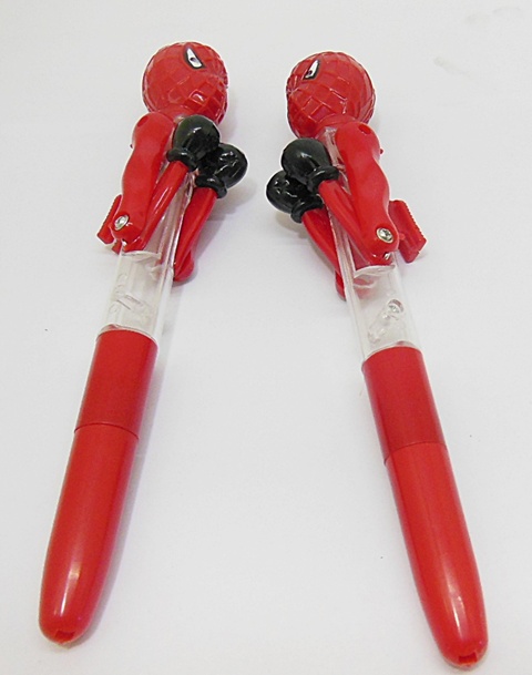 24X Red Spiderman Light Up Boxing Pens 24X Red Spiderman Light Up Boxing Pens