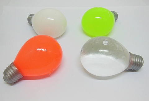 12 Funny Squishy Bulb Sticky Venting Balls Mixed - Click Image to Close