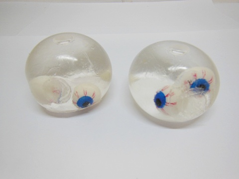 12 Funny Squishy Blue Eyeball in Sticky Venting Balls - Click Image to Close