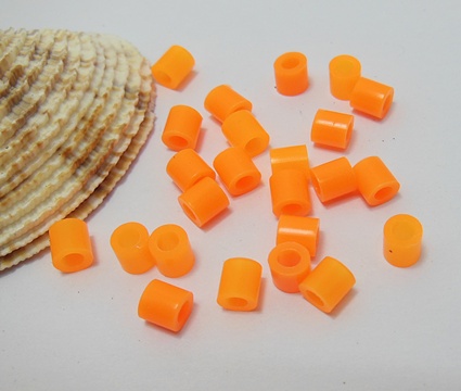 4200Pcs (250g) Craft Hama Beads Pearler Beads 5mm - Orange - Click Image to Close
