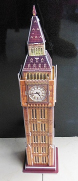 4Pcs 3D Big Ben Tower Model Puzzle DIY Educational Toy - Click Image to Close