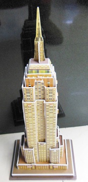 4Pcs 3D Foam Empire State Model Puzzle DIY Educational Toy - Click Image to Close
