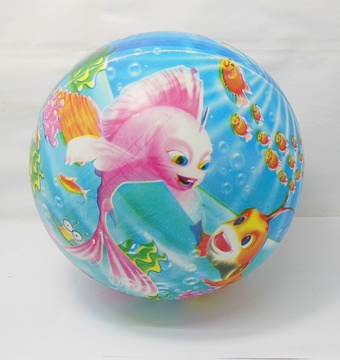 10 Inflatable Little Carp Bouncing Balls 22cm Dia. - Click Image to Close