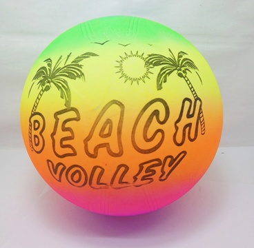 10 Inflatable Rainbow Color Beach Volley Bouncing Balls 10 Inflatable Rainbow Color Beach Volley Bouncing Balls