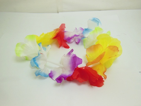 60Pcs Colorful Hawaiian HeadBand Flower Leis 19cm Long Wholesale - Click Image to Close