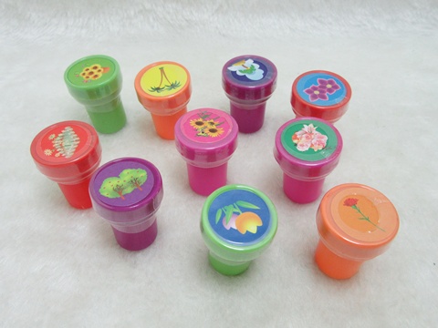 60 Funny Flower Etc Design Stampers Assorted toy-p599 - Click Image to Close