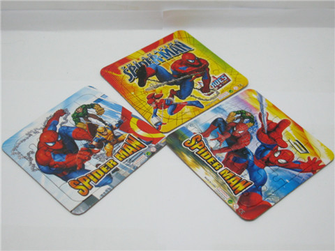 100Sheets x 3Pcs Spider-man Cardboard Jigsaw Puzzle Education To - Click Image to Close
