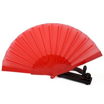 10Pcs New Plain Red Folding Hand Fans Wedding Favor 10Pcs New Plain Red Folding Hand Fans Wedding Favor