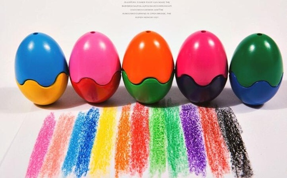 10Colors HQ Non Toxic Drawing Egg Painting Crayon Art Supplies - Click Image to Close