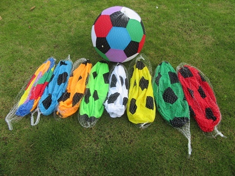 4X Inflatable Beach Garden Football Ball 55cm Dia. Mixed - Click Image to Close