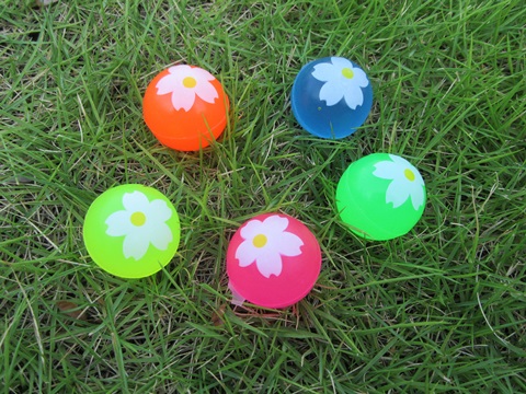 100 Amazing Cherry Blossom Rubber Bouncing Balls 30mm Mixed - Click Image to Close