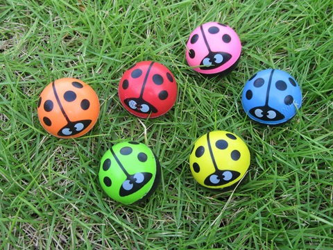 100X Amazing Beetle Rubber Bouncing Balls 30mm Mixed - Click Image to Close