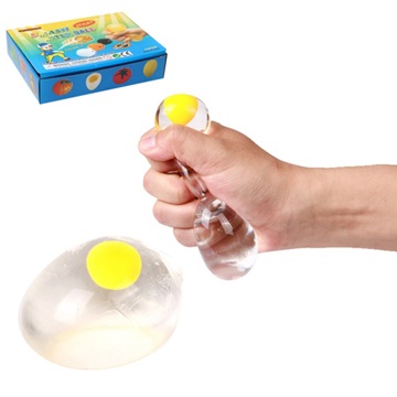 12 Funny Sticky Squishy Egg Venting Balls - Click Image to Close
