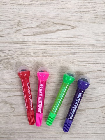 24Sheets X 8Pcs Roller Stamp Markers Toy Mixed Color 24Sheets X 8Pcs Roller Stamp Markers Toy Mixed Color