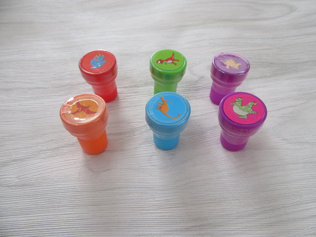 60 Funny Dinosaur Design Stampers Kids Toy Assorted toy-p970 - Click Image to Close