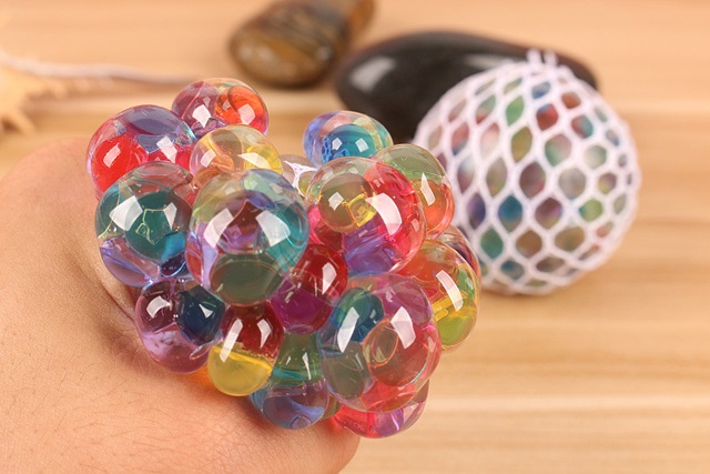 12 Mesh Squishy Squeeze Balls Stress Anxiety Relief Toys 12 Mesh Squishy Squeeze Balls Stress Anxiety Relief Toys