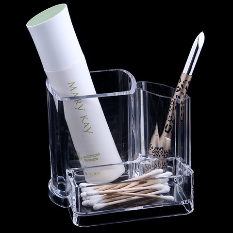 6Pcs HQ 3 Slots Lipstick Brush Eyebrow Pen Holder Jewelry Box - Click Image to Close