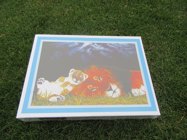 1Set of 500Pcs Tiger & Lion Puzzle Jigsaw Puzzles Education Toys - Click Image to Close