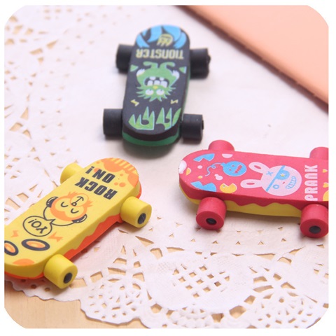 48Pcs Colorful Scooter Rubber Eraser Mixed - Click Image to Close