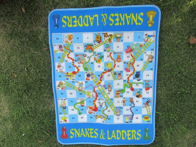 4Sets Outdoor Snakes & Ladders Chess Game Traditional Family FUN - Click Image to Close
