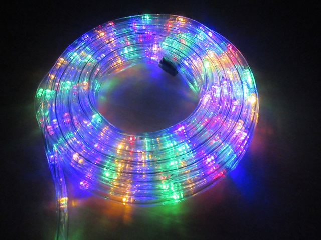 10M Dual Colour Rope Light Colored or Cool White Led Party Weddi - Click Image to Close