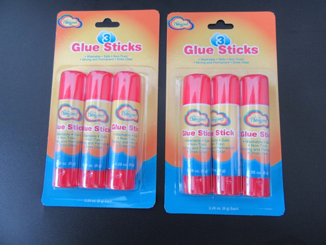 6Sheets X 3Pcs Glue Stick 8Grams Retail Package - Click Image to Close