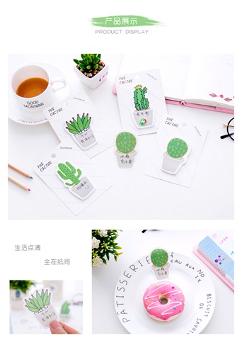 20 Cactus Paper Sticker Bookmark Plant Marker Memo Sticky Notes 20 Cactus Paper Sticker Bookmark Plant Marker Memo Sticky Notes