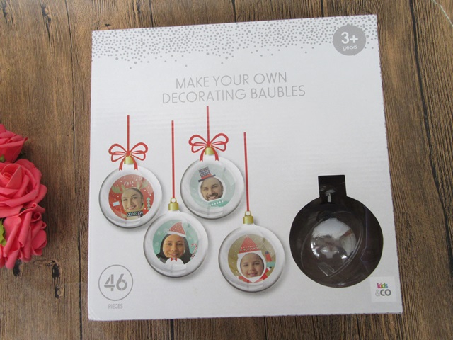 1Set X 46Pcs Make Your Own Decoration Baubles Festive Decor Set 1Set X 46Pcs Make Your Own Decoration Baubles Festive Decor Set