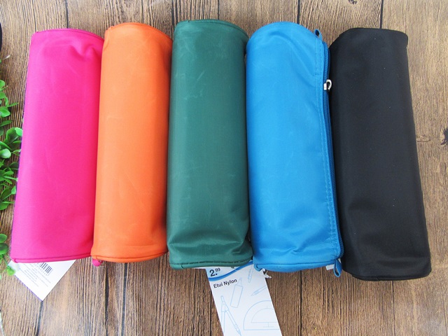 10Pcs Etui Nylon Pencil Case Zipper Pen Bags Mixed 10Pcs Etui Nylon Pencil Case Zipper Pen Bags Mixed