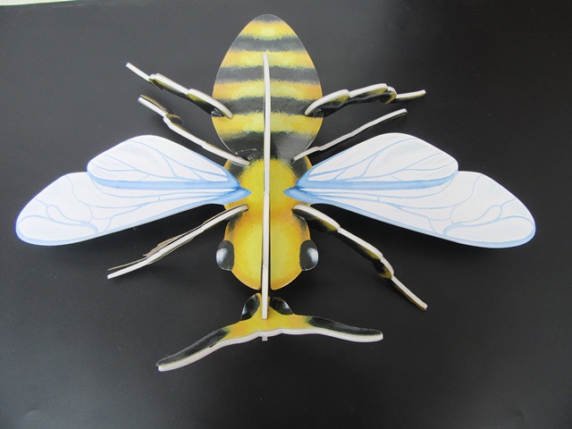 4Pcs 3D Foam Bee Puzzles Education Toy - Click Image to Close