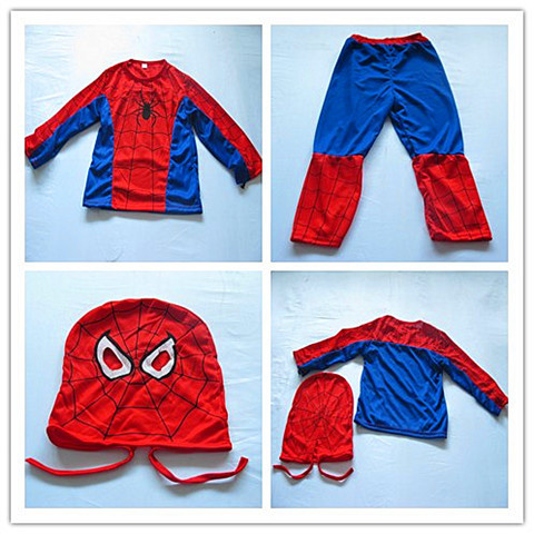 1Set Party Cosplay Spiderman Costume SMALL SIZE - Click Image to Close