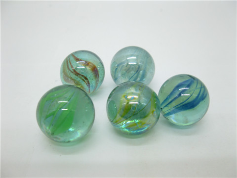 1250 New Classic Play Glass Marbles 25mm Mixed - Click Image to Close