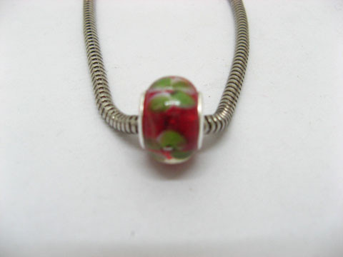 100 Red Murano Round Glass Pandora beads be-g380 100 Red Murano Round Glass Pandora beads be-g380