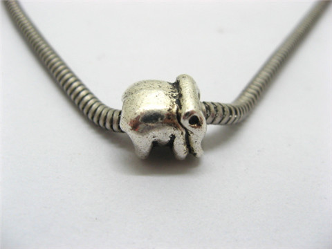 100 Silver Plated Alloy Barrel Elephant Pandora Beads 100 Silver Plated Alloy Barrel Elephant Pandora Beads