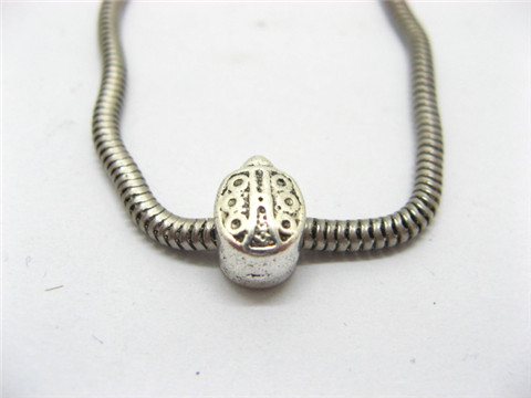 500 Silver Beetle Charms Fit Pandora Beads ac-sp445 500 Silver Beetle Charms Fit Pandora Beads ac-sp445