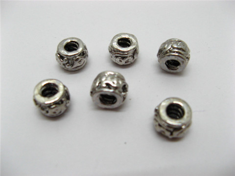 20 Alloy Pandora Carved Metal Thread Beads ac-sp274 - Click Image to Close