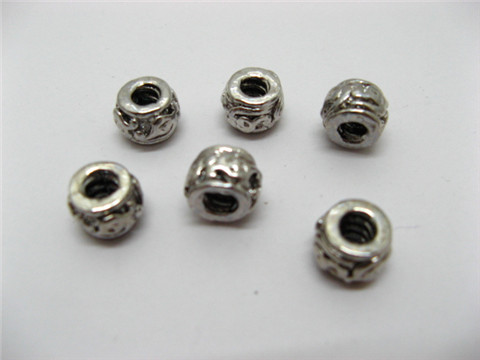 20 Alloy Pandora Carved Metal Thread Beads ac-sp274 20 Alloy Pandora Carved Metal Thread Beads ac-sp274